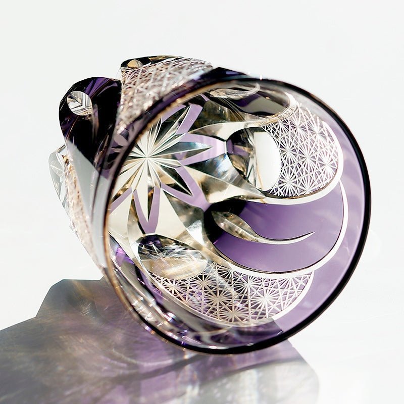 Edo Kiriko Handcrafted Moonbow Whiskey Glass - Image 8